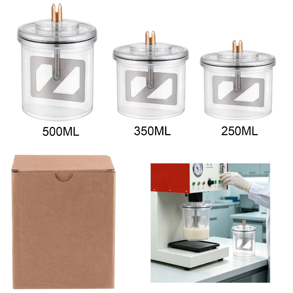 Replacement Dental Mixing Cups Beaker 250ml/350ml/500ml for Dental Lab Vacuum Mixer